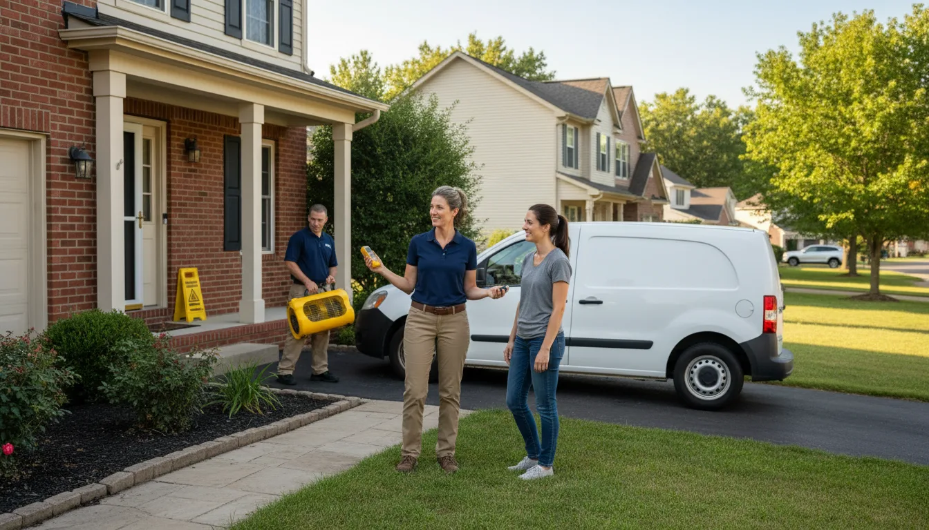 Water restoration image for Dehumidification And Cleanup Services in Pine Top, KY